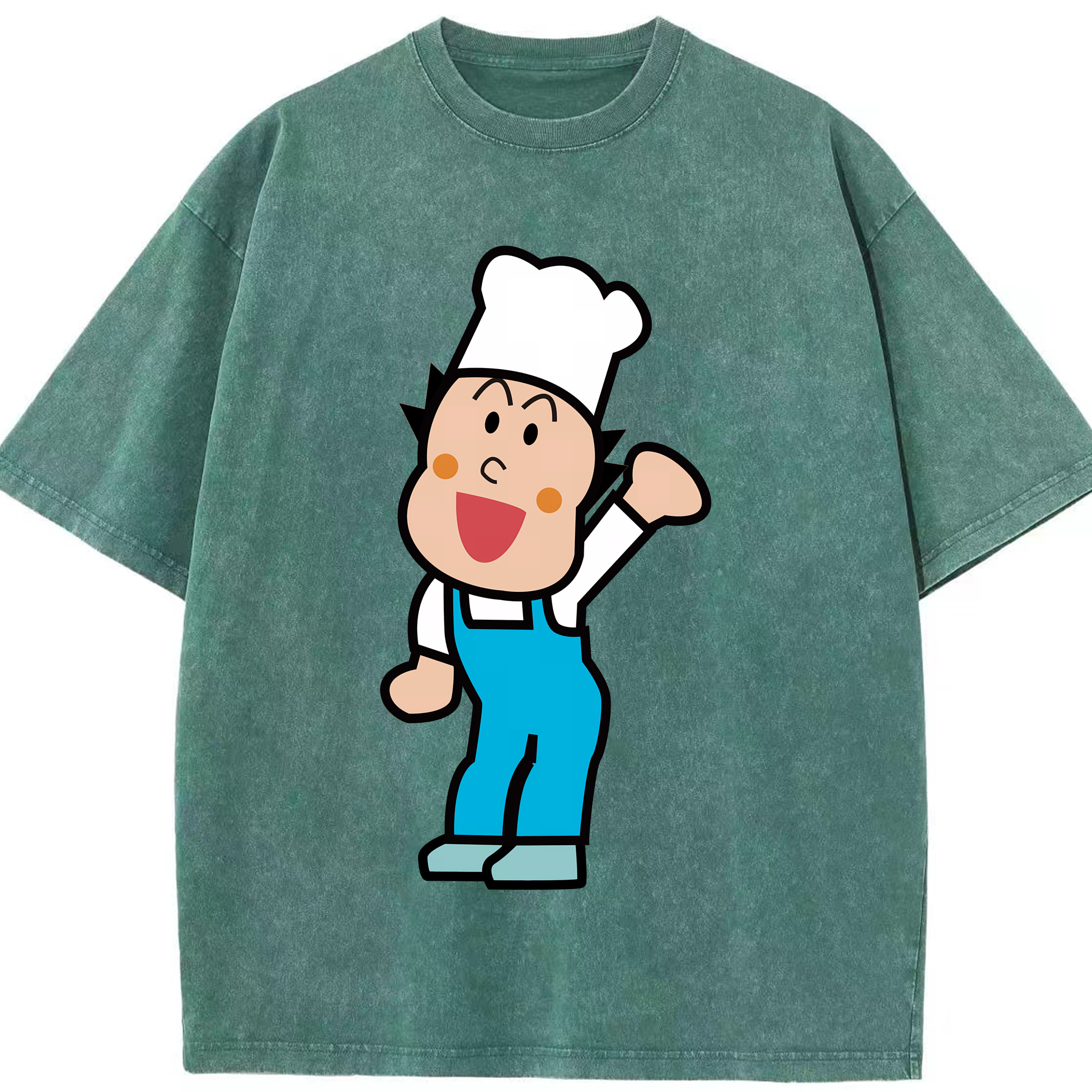 （画像用） アンパンマン Anpanman 綿100% ヴィンテージ風 半袖Tシャツ（フロントプリント）